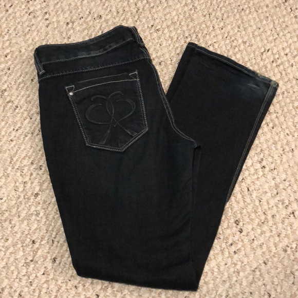 Express Denim - Express Barely Boot Dark Jean Express Denim - Express Barely Boot Dark Jean